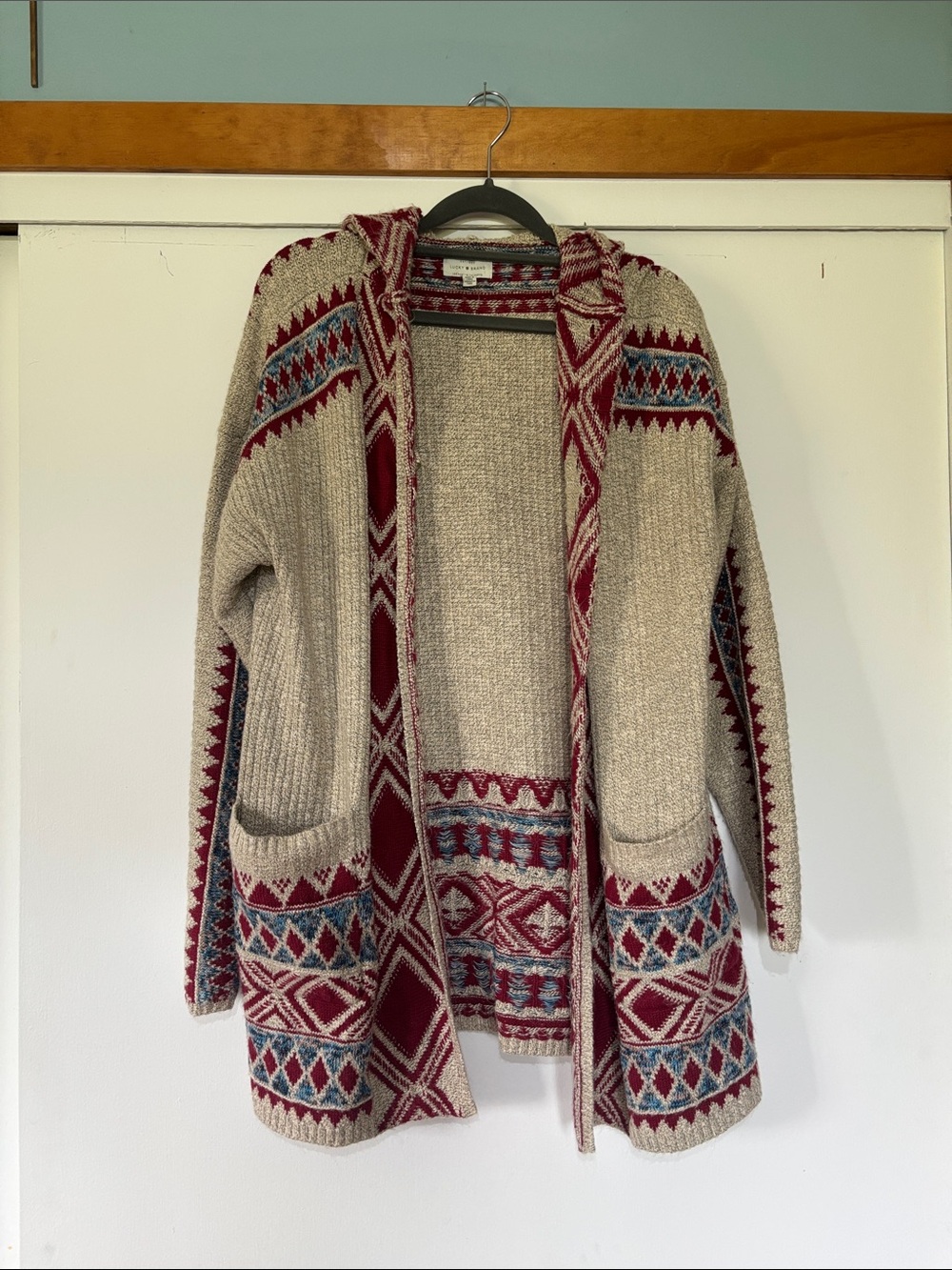 Lucky Brand Aztec Cardigan